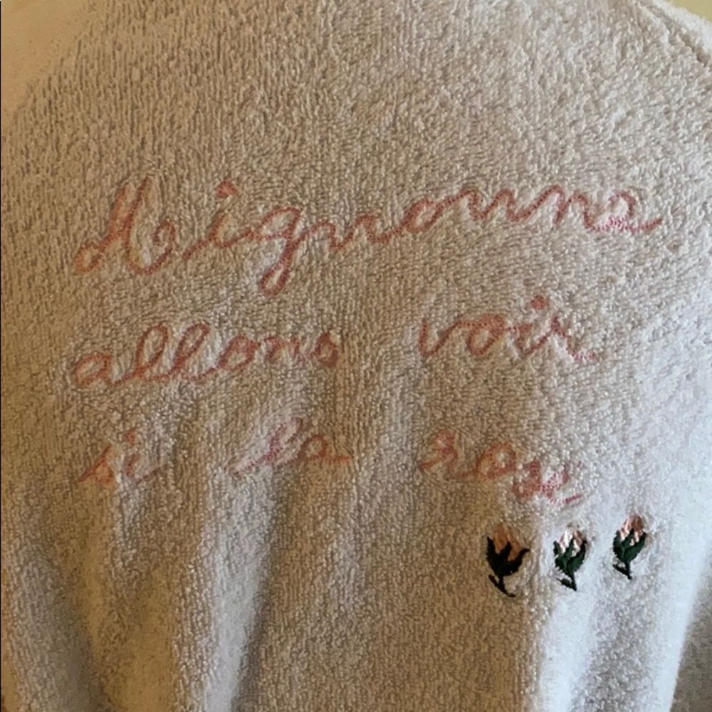 White Terry Robe - image 3